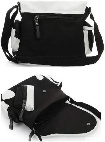 Vista 4 de GO2COSY Anime Demon Slayer Bolso de hombro Kimetsu no Yaiba Bolso de mensajero Bolso cruzado, 1, Mensajero