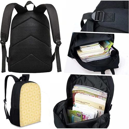 Vista 7 de HUIACONG Mochilas para niñas, mochila escolar grande, adecuadas para niños de 5 a 19 años, Laugh Afro Girls Rosa, Casual