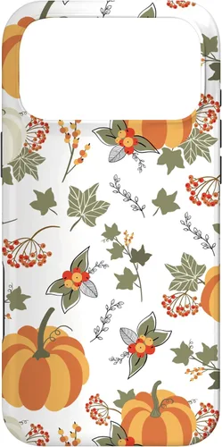 Vista 21 de Fall Leaves Autumn Pumpkin Pattern Autumn Vibes Color Case for iPhone 17