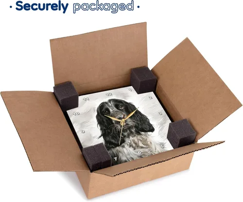 Vista 7 de 3dRose English Springer Spaniel 13x13 Wall Clock