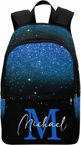 Vista 42 de MyPupSocks Mochila escolar personalizada con nombre personalizado mochila unisex, Multi 00, Personalizado