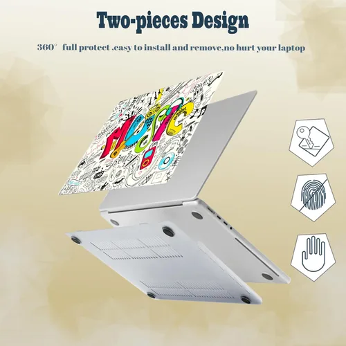 Vista 90 de Carcasa para laptop MacBook Air de 11 pulgadas 2015 2014 2013 2012 2011 2010 versión modelo A1465 A1370, Air 11.6 pulgadas a presión funda rígida