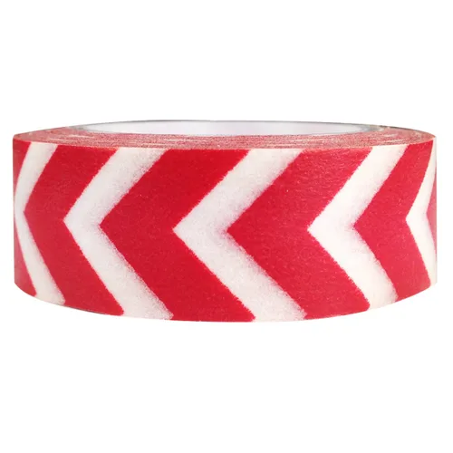 Vista 27 de Wrapables Cinta adhesiva japonesa a rayas Washi - Rayas cortas negras y multicolor