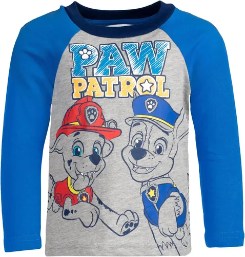 Vista 2 de Paw Patrol Marshall Chase Rubble - Paquete de 2 camisetas