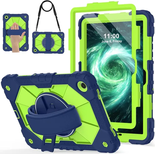 Vista 16 de Nitupai Funda giratoria de 11 pulgadas para Samsung Galaxy Tab A11+ Plus Negro Negro