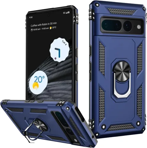 Vista 38 de LUMARKE para Google Pixel 3A XL - Funda con protector de pantalla, funda protectora grado militar probada contra caídas de 16 pies con soporte
