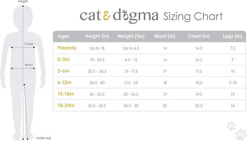 Vista 5 de Cat & Dogma Pantalones de bebé unisex de algodón orgánico
