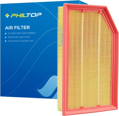 Vista 13 de PHILTOP Filtro de aire de motor CA10165 de repuesto para Honda Civic 2006-2011, L4 1.8L, panel rígido