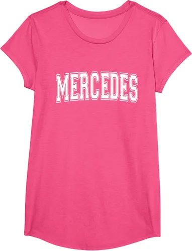 Vista 59 de MERCEDES TX TEXAS USA - Camiseta deportiva vintage estilo Varsity, Negro, S