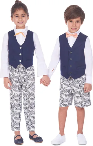 Vista 7 de Izod Conjunto de chaleco de 4 piezas para niño con camisa de vestir corbatín pantalones cortos y chaleco