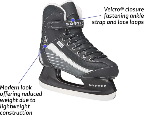 Vista 2 de Jackson Ultima Softec Sport - Patín de hockey recreativo para mujer Negro