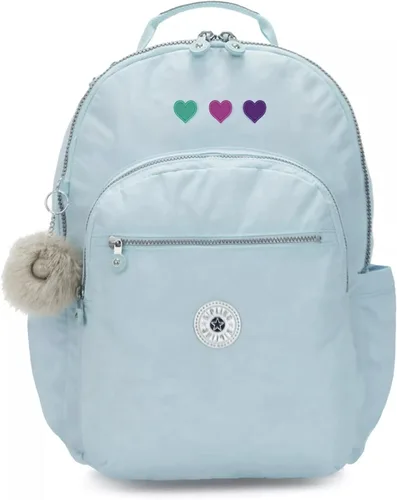 Vista 8 de Kipling Seoul Go - Mochila extra grande, Azul (Bridal Blue), Mediana
