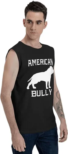 Vista 6 de ZDZQART American Bully - Camiseta sin mangas para hombre camiseta deportiva para culturismo chaleco de entrenamiento muscular