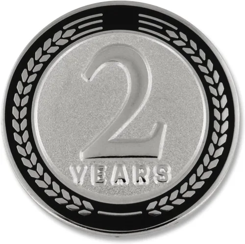 Vista 18 de PinMart Years of Service Award Employee Recognition Gift Pin de solapa - Negro