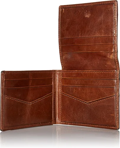 Vista 4 de Fossil Cartera de piel con bloqueo RFID para hombre