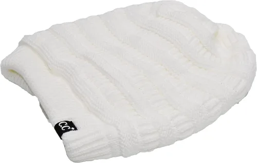 Vista 8 de C.C Winter Oversized Beanie Hat with Fuzzy Lining – Thick Knit Thermal Beanie for Cold Weather, Soft Warm Fleece Lined Cap