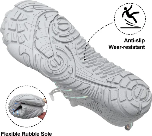 Vista 6 de XIHALOOK - Zapatos deportivos de senderismo para mujer y hombre, de secado rápido, para playa, caminar, kayak, surf, entrenamiento