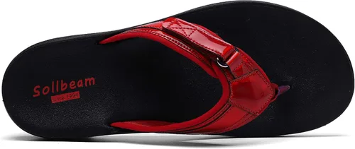 Vista 4 de SOLLBEAM Sandalias ortopédicas originales para mujer, estilo tanga con soporte de arco