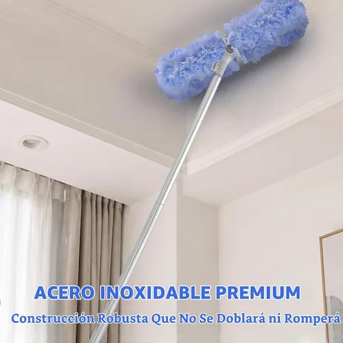 Vista 5 de Duster Mango extendido y plumero largo, compatible con Swiffer, 65.7