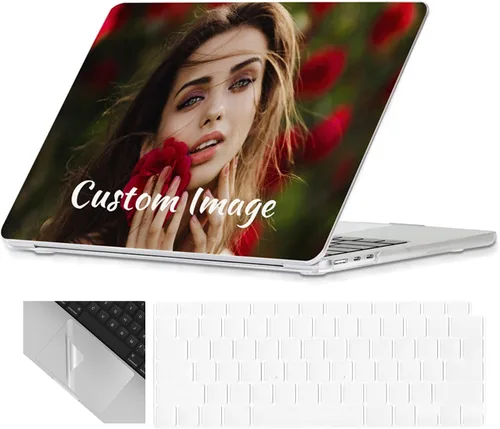 Vista 37 de Se7enline Funda compatible con MacBook Neo de 13 pulgadas 2026 A3404, diseño estético, bonita carcasa rígida femenina, cubierta de teclado