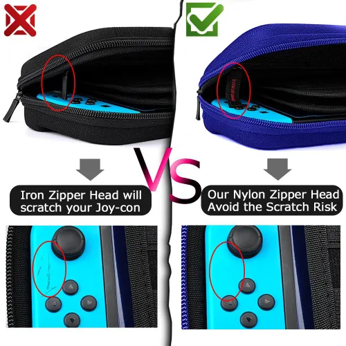 Vista 19 de daydayup Switch Carrying Case Compatible with Nintendo Switch 2, with 24 Games Cartridges Protective Hard Shell Travel Carrying Case Pouch for