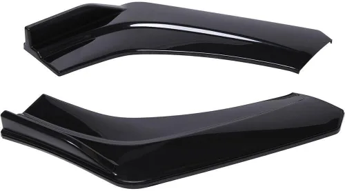 Vista 3 de Alerón divisor de labio de parachoques negro brillante compatible con Chevy Camaro LS LT1 SS Coupe Convertible 1997-2002 2010-2021 Kit de carrocería