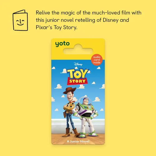 Vista 2 de YOTO Disney Pixar Novelas Junior: Toy Story – Tarjeta de audio para niños para usar con el reproductor y el mini dispositivo de audio todo en uno