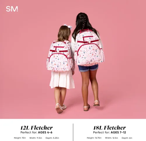 Vista 3 de Simple Modern Mochila grande Nickelodeon Viacom para niños y niñas escolares Mochila primaria para adolescentes Colección Fletcher Niños - 16