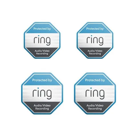 Vista 2 de Ring Reflective Security Stickers