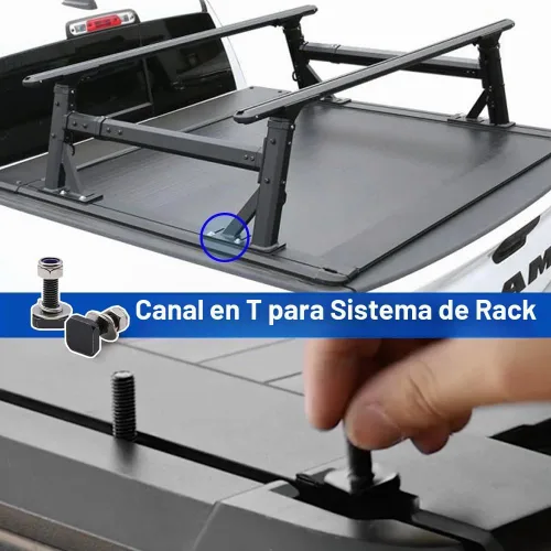 Vista 9 de Syneticusa AR - Cubierta retráctil Tonneau para Tundra 2022-2026 de 5.6