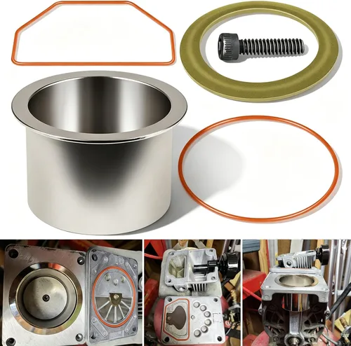 Vista 8 de K-0650 Kit de funda de cilindro de compresor de aire y anillo de compresión para compresores sin aceite Craftsman DeVilbiss Porter Cable DeWalt