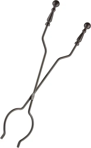 Vista 9 de Uniflame, F-1631, juego de herramientas de chimenea de bronce de 5 piezas con asas de bola