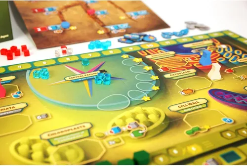 Vista 2 de Celulosa: un juego de biología celular vegetal Mensa recomienda un juego estratégico y entretenido para aprender fotosíntesis, ADN y bioquímica