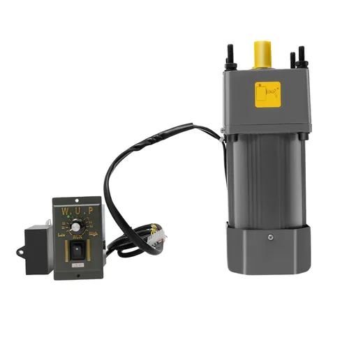 Vista 15 de 15W 10K AC110V 125 RPM Motor reductor de engranajes variable ajustable con controlador de velocidad para la industria