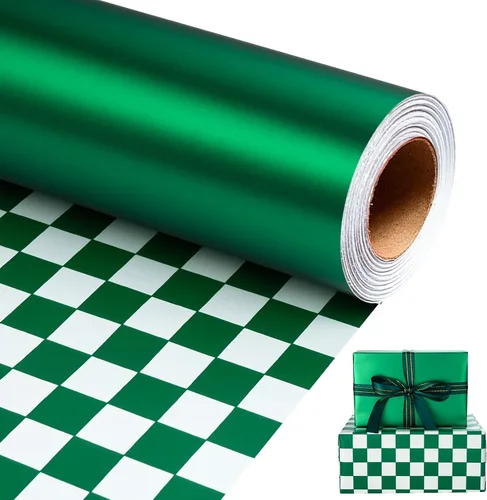 Vista 15 de Homeral Rollo de papel de regalo Jumbo de 30 pulgadas x 32.8 pies, color azul rey metálico para Navidad, cumpleaños, vacaciones, boda, baby shower