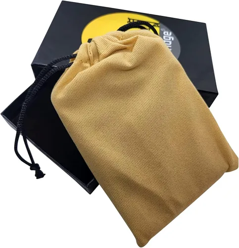 Vista 4 de PiBridge Cartera delgada para hombre con clip para dinero, soporte para tarjeta de crédito bifold para hombres con caja de regalo, Negro, Moderno