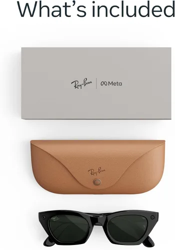Vista 6 de Meta Ray-Ban (Gen 3) Zena Negro brillante/verde grafito
