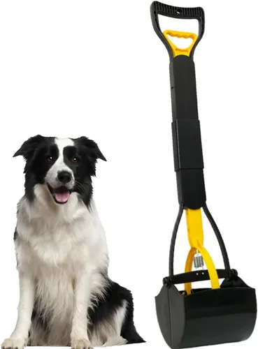 Vista 8 de ienjoyed Recogedor de excrementos de 2 piezas para perros grandes, medianos y pequeños de alta resistencia, recogedor de excrementos de perro
