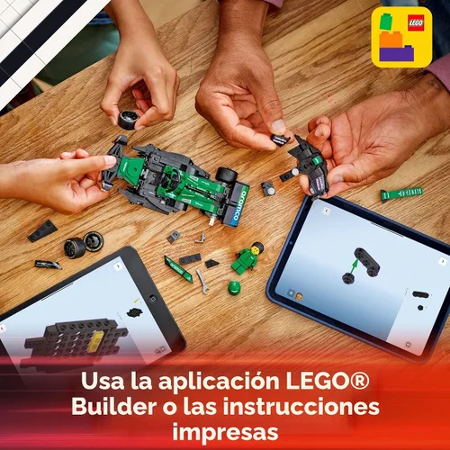Vista 6 de LEGO Speed Champions Aston Martin Aramco F1 AMR24 - Juego de construcción para niños, niños y niñas, a partir de 10 años, auto de juguete