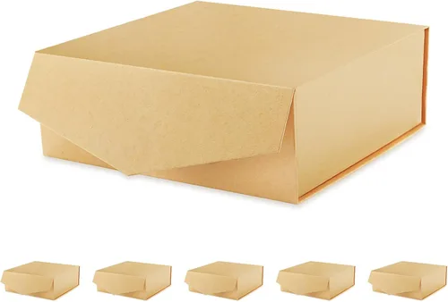 Vista 13 de Caja de regalo negra con tapa magnética para regalo Negro-9