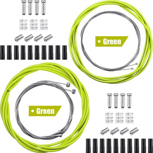 Vista 13 de Línea de transmisión universal de bicicleta Cambio de bicicleta Cable y cable de freno Kit para reparación de bicicletas de montaña