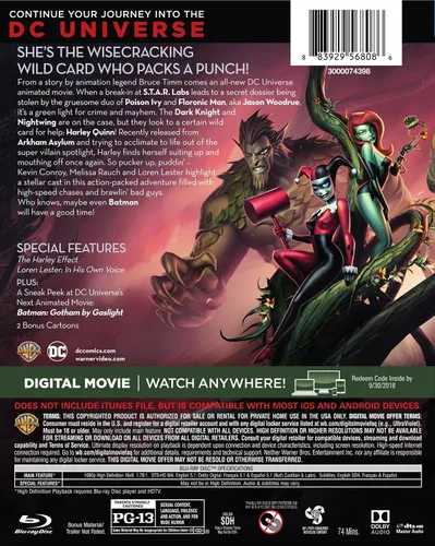 Vista 2 de Batman & Harley Quinn Deluxe Edition (Blu-ray + DVD + UltraViolet Combo)