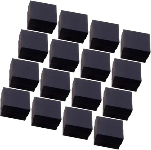 Vista 8 de EXCEART Cajas de regalo negras, 144 unidades, collar de estraza negra, aretes, caja de cartón para joyería, caja de regalo de cartón, caja de regalo