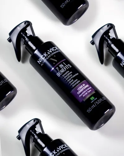 Vista 3 de Nick Vick, 7 beneficios Miracle Leave In Spray, protección contra el calor
