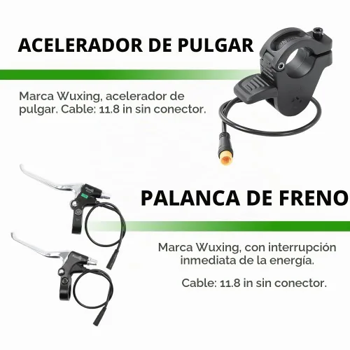 Vista 4 de Yose Power - Kit de conversión de bicicleta eléctrica impermeable de 500 W con batería de 48 V 13 Ah para cassette/rueda libre de 26 pulgadas, rueda