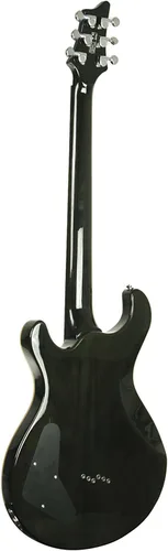 Vista 4 de IYV Guitarra Eléctrica de Cuerpo Sólido de 6 Cuerdas IP-350 TBK PRS, Negro Translúcido