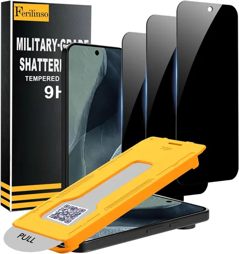 Vista 30 de Ferilinso Protector de pantalla de privacidad para Samsung Galaxy Z Flip 6 / Z Flip 7 FE [compatible con funda de teléfono], película