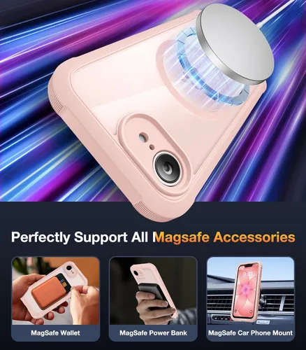 Vista 454 de DIACLARA - Funda transparente compatible con iPhone XR 6.1 pulgadas 2018