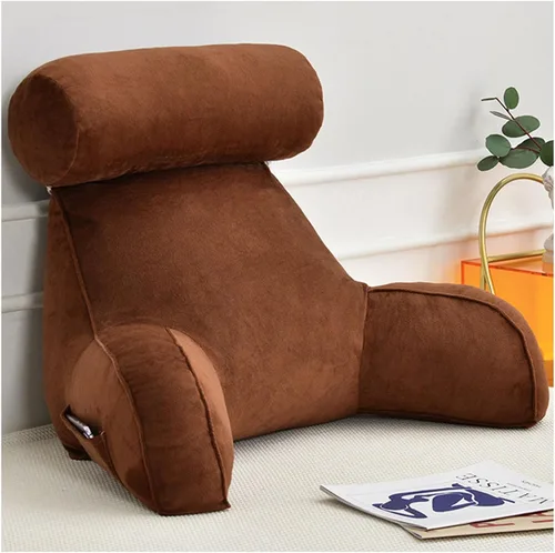 Vista 9 de ZTGL Almohadas de lectura, cómodo cojín de apoyo de espalda, almohada de apoyo lumbar, almohada cómoda para sentarse, ideal como respaldo