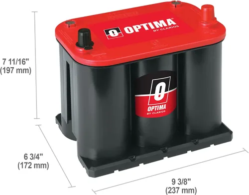 Vista 2 de Optima Batteries RedTop 8020, 164 35 batería de arranque